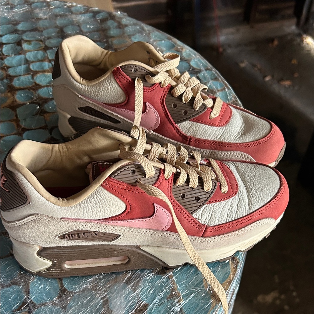Nike AirMax 90 “Bacon” Women's Pink and Cream Sneakers